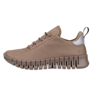ECCO Gruuv Lea GTX Sneakers (ECCO Leather) brown ladies