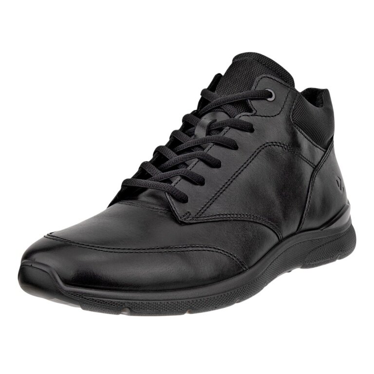 ECCO Everyday Winter Shoes Irving Mid-Cut (with warming lining, premium leather) black men's