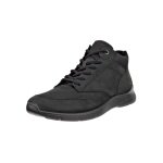 ECCO Everyday Winter Shoes Irving Mid-Cut (with warming lining, premium nubuck leather) black men's