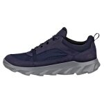 ECCO MX Low WP Walking Shoes (Nubuck Leather, Waterproof) Navy Blue Men's