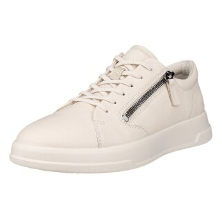 ECCO Move Zip Lace Sneakers (Premium Leather) beige ladies