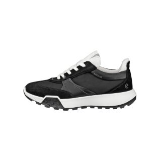ECCO Retro Low Sneakers (Premium Nylon Leather) black ladies