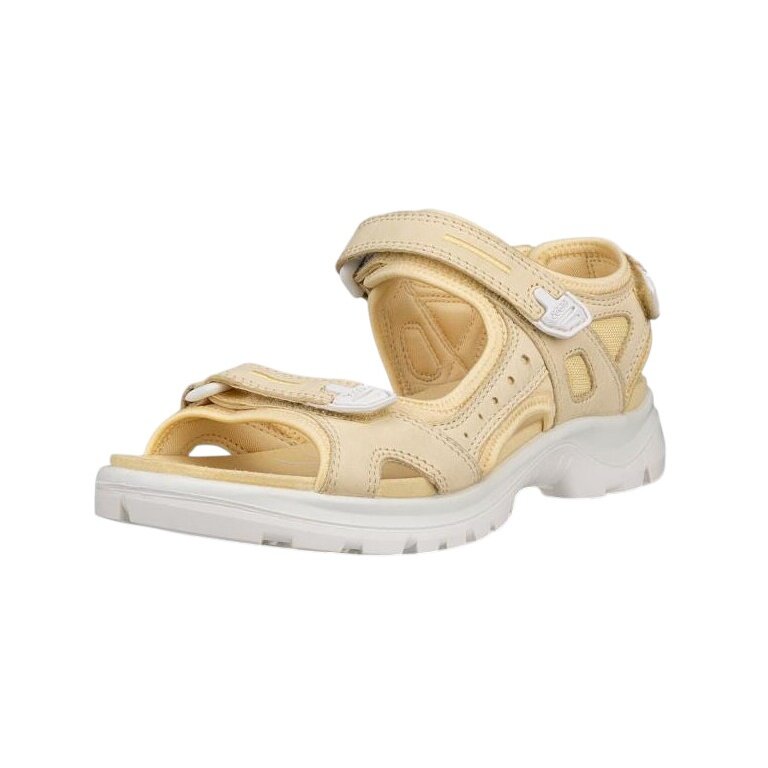ECCO Yucatan Leather Sandal beige/white Ladies