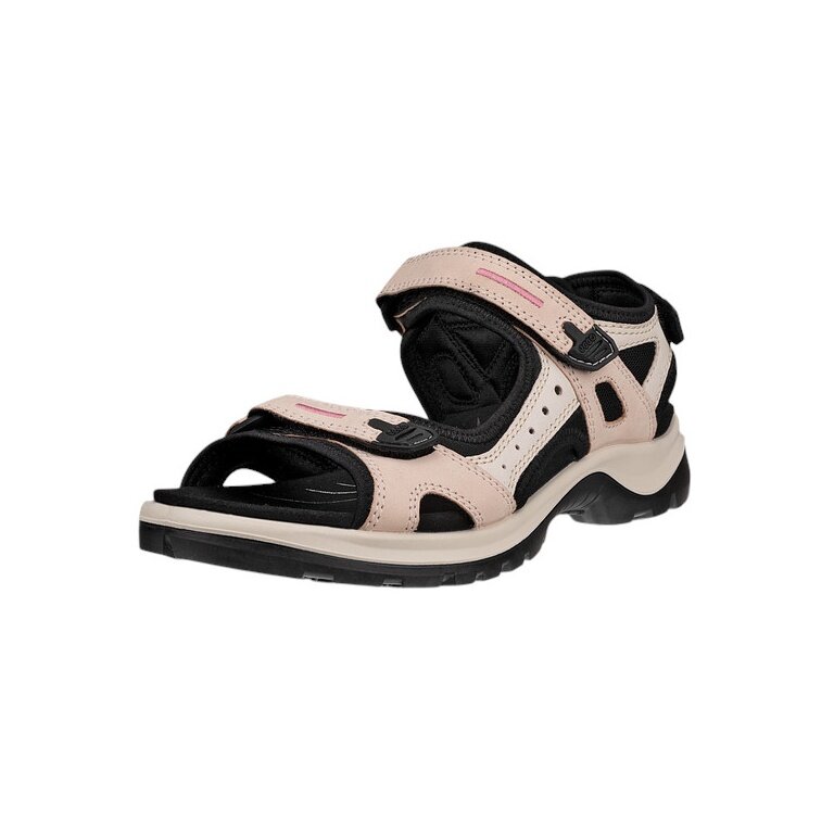ECCO Yucatan Leather Sandal pink/beige Ladies