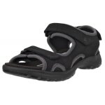 ECCO Hike 3 Strap Sandal (Leather) black ladies