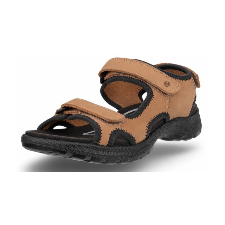 ECCO Hike 3 Strap Sandal (Leather) brown ladies