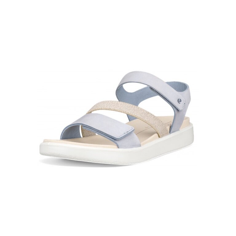 ECCO Flowt Sandal (Leather) blue Ladies