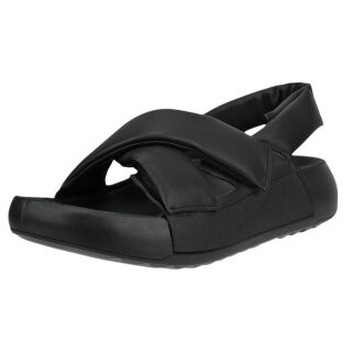 ECCO Sandal Cozmo Croos (Full-grain leather) black ladies