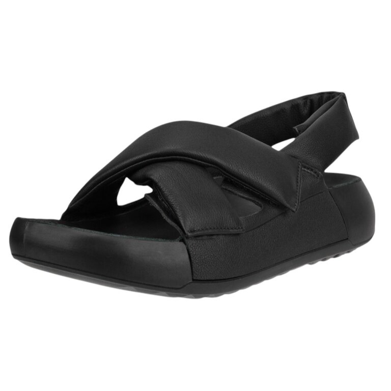ECCO Sandal Cozmo Croos (Full-grain leather) black ladies