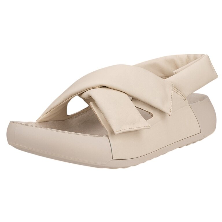 ECCO Cozmo Cross Sandal (Full-grain leather) beige ladies