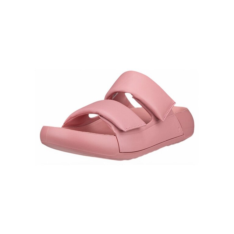 ECCO Sandal Cozmo Pf Cross Sling (Full-grain leather) pink Ladies