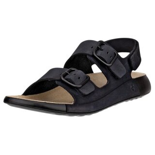 ECCO Cozmo 3 Strap Sandal (Premium Leather) black ladies