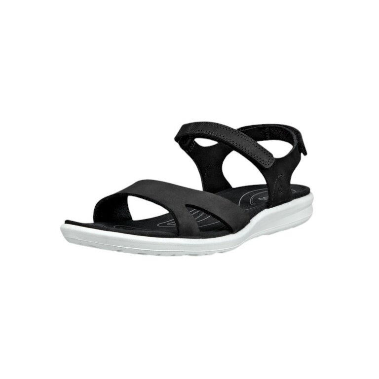 ECCO Sandal Cruise II 3 Strap (Nubuck leather) black ladies