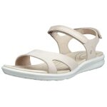 ECCO Cruise II 3 Strap Sandal (Nubuck Leather) beige Ladies