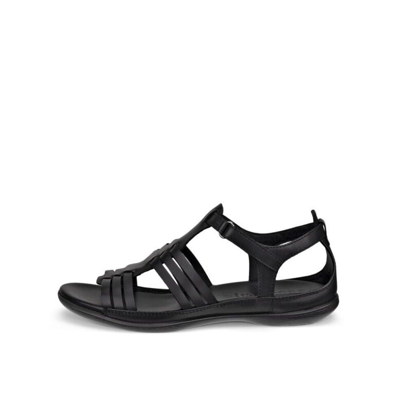 ECCO Flash Roman Sandal (Full Grain Leather) black ladies