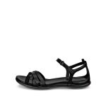 ECCO Flash X-Strap Sandal (Full Grain Leather) black ladies