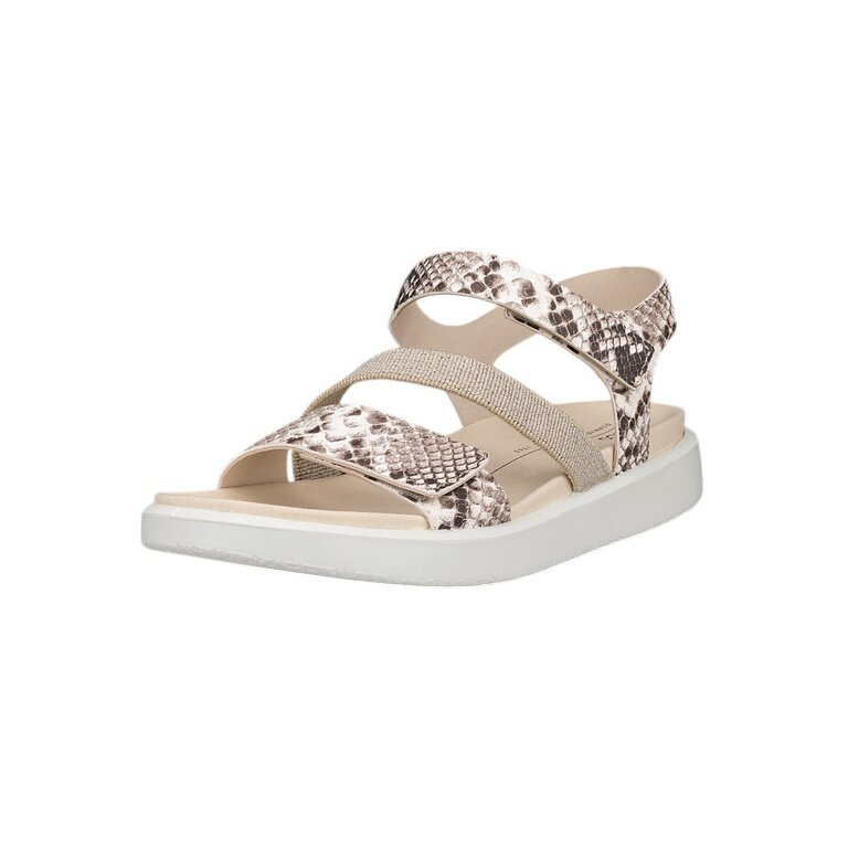 ECCO Flowt Sandal (Leather) beige/white Ladies