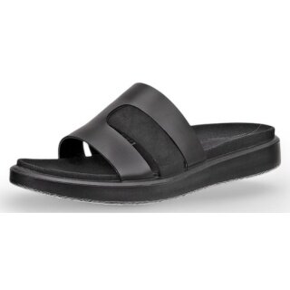 ECCO Flowt Slide Sandal (Premium Leather) black ladies