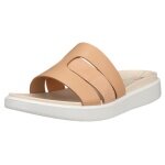 ECCO Flowt Slide Sandal (Premium Leather) beige ladies
