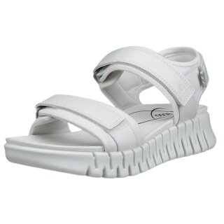 ECCO Sandal Gruuv Sol Lea (Premium Leather) white ladies