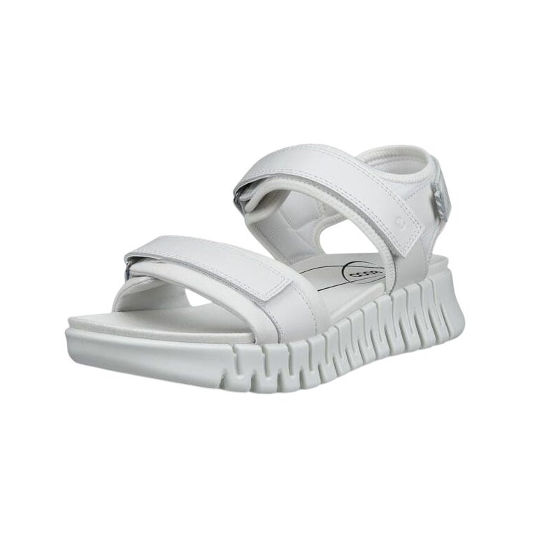 ECCO Sandal Gruuv Sol Lea (Premium Leather) white ladies