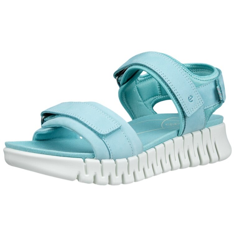 ECCO Sandal Gruuv Sol Lea (Premium Leather) blue Ladies