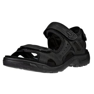 ECCO Offroad Yucatan Plus Sandal (soft nubuck leather) black men's