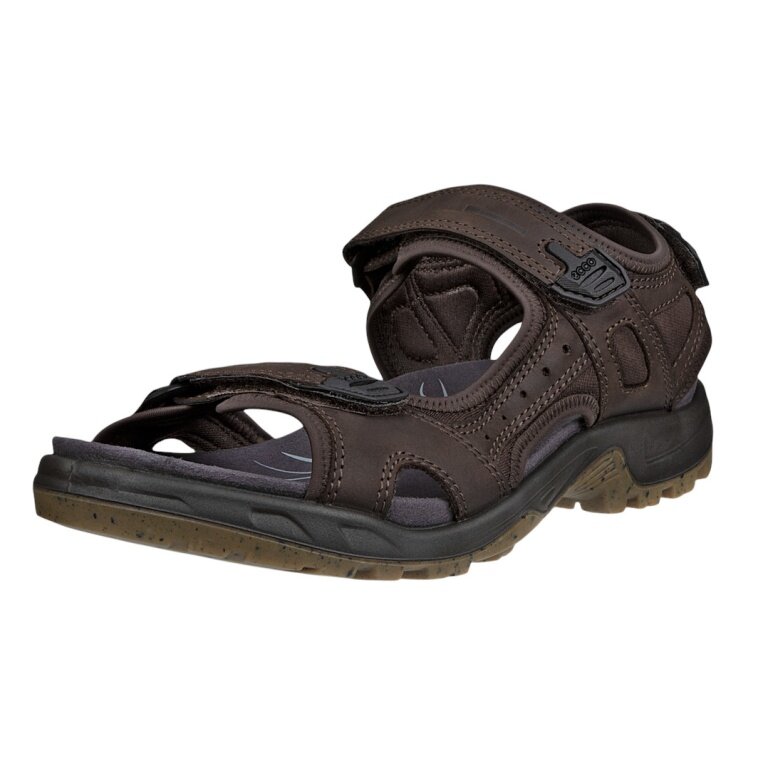 ECCO Offroad Yucatan Plus Sandal (soft nubuck leather) brown men's