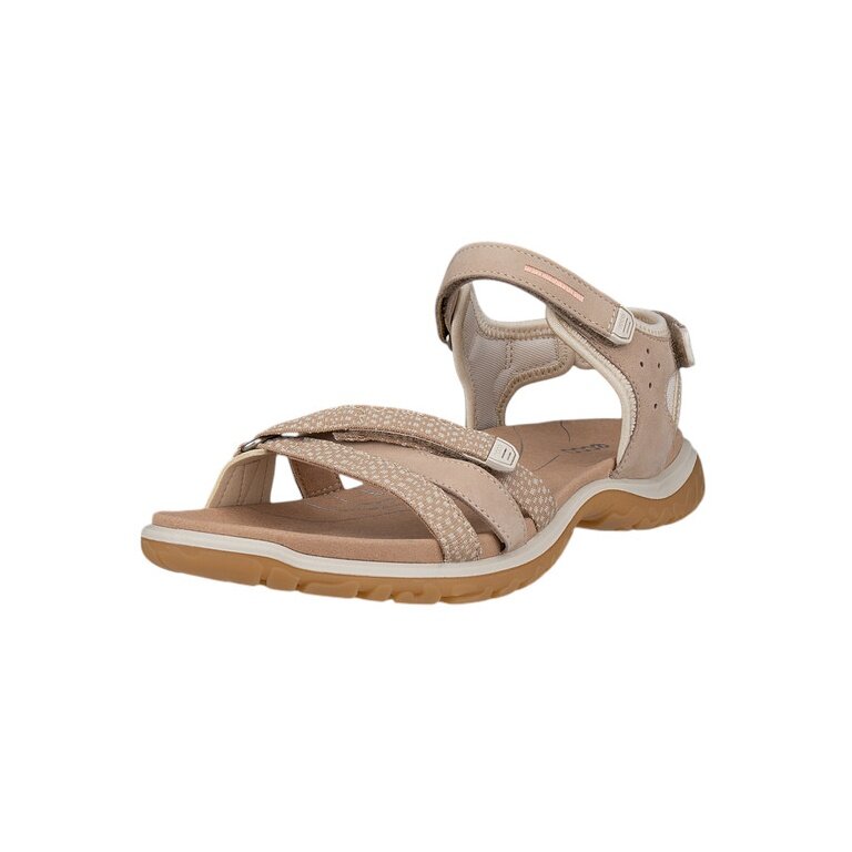 ECCO Offroad Roam Lea Tex Sandal (Premium Leather) nude brown Ladies