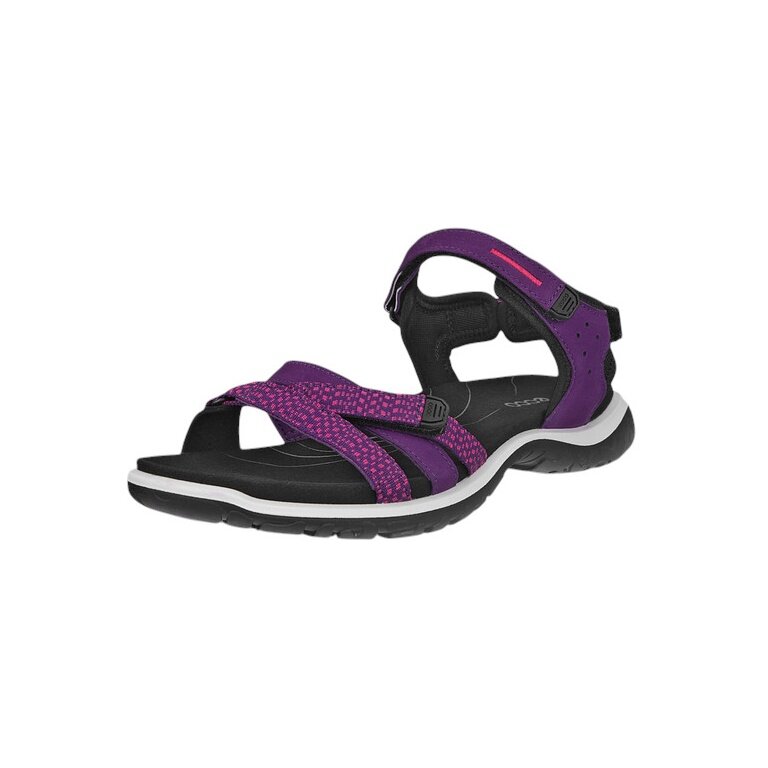 ECCO Offroad Roam Lea Tex Sandal (Premium Leather) purple/black ladies