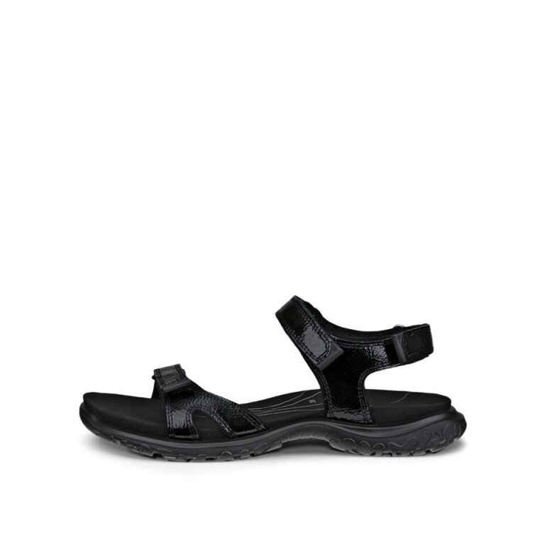 ECCO Offroad Roam Sandal (Patent Leather) black Ladies