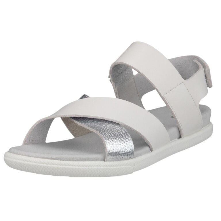 ECCO Sandal Samara 4 Strap (Full-grain leather) grey/silver ladies