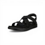 ECCO Soft Sandal (Premium Leather) black ladies