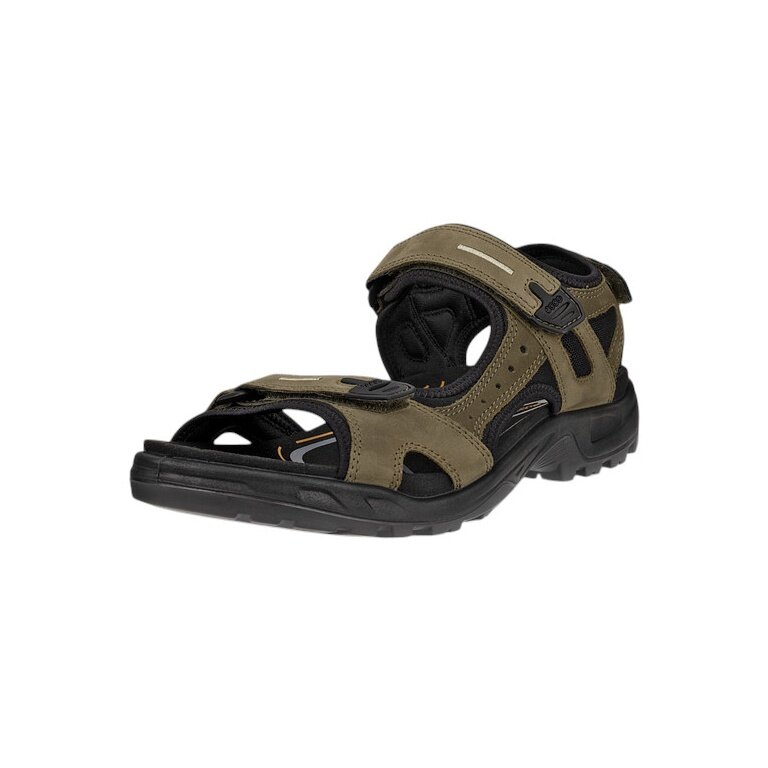 ECCO Yucatan Sandal (Offroad) Leather brown/black Men's