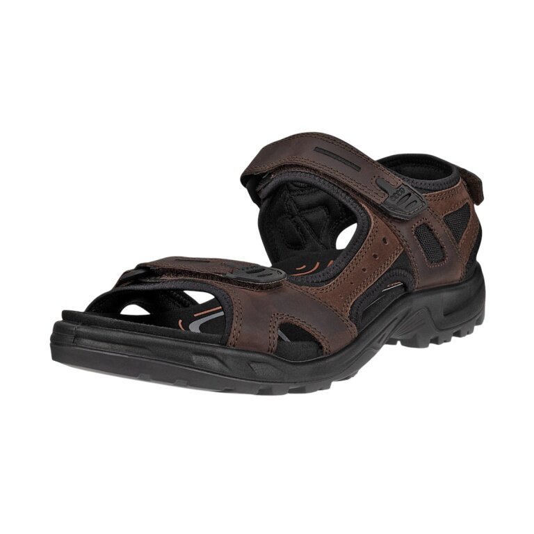 ECCO Yucatan Sandal (Offroad) Leather Brown Men's