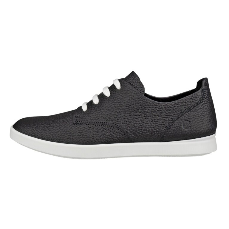ECCO Sneaker Leisure Lace Up (soft premium leather) black ladies