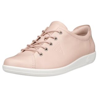 ECCO Sneaker Soft 2.0 Tie (light and flexible sole) light pink ladies