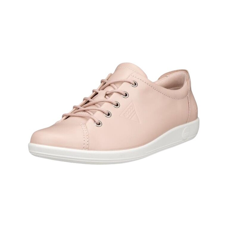 ECCO Sneaker Soft 2.0 Tie (light and flexible sole) light pink ladies