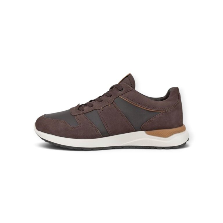 ECCO Astir Neo Sneakers (Full-grain Leather) Dark Brown Men's