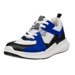 ECCO Biom 2.2 Lea Tex Sneakers (Premium Leather) white/black/blue children