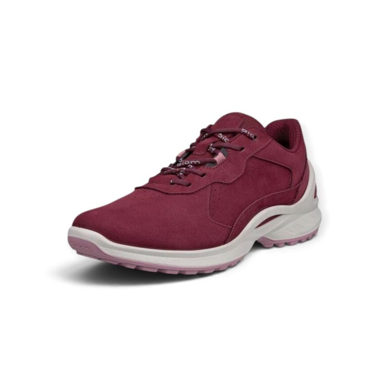 ECCO Biom Energi Lea Sneakers (Nubuck Leather) Dark Red Ladies