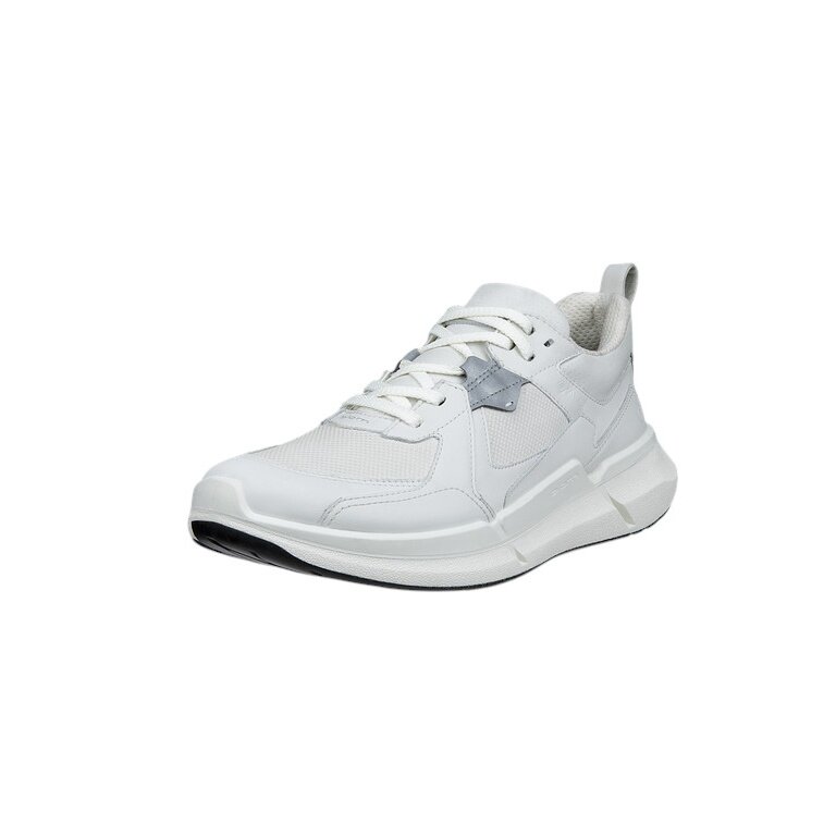 ECCO Biom 2.2 GTX Sneakers (Premium Leather, Waterproof) White Ladies