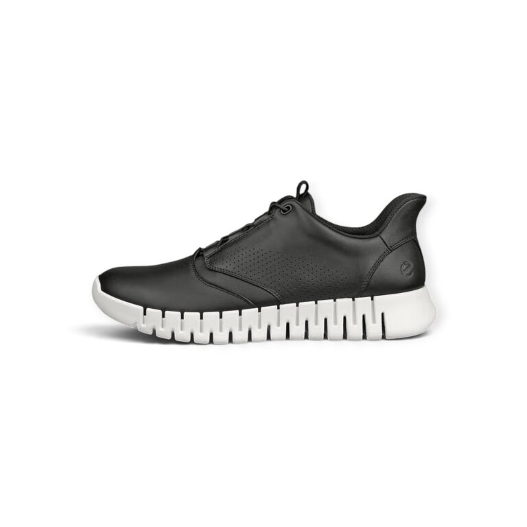 ECCO Sneaker Gruuv (Leather/Textile) 2026 black/white men's