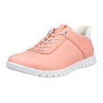 ECCO Sneaker Gruuv Lite (Nubuck leather) coral orange ladies