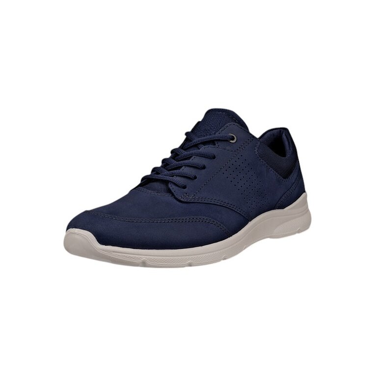 ECCO Sneaker Irving Low Lace (Nubuck Leather) navy blue Men's