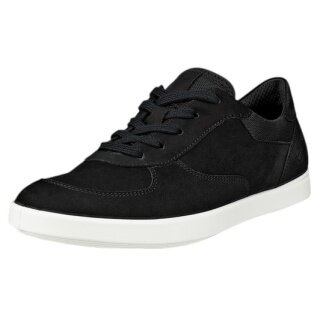 ECCO Sneaker Leisure Oxford (Premium Leather) black ladies
