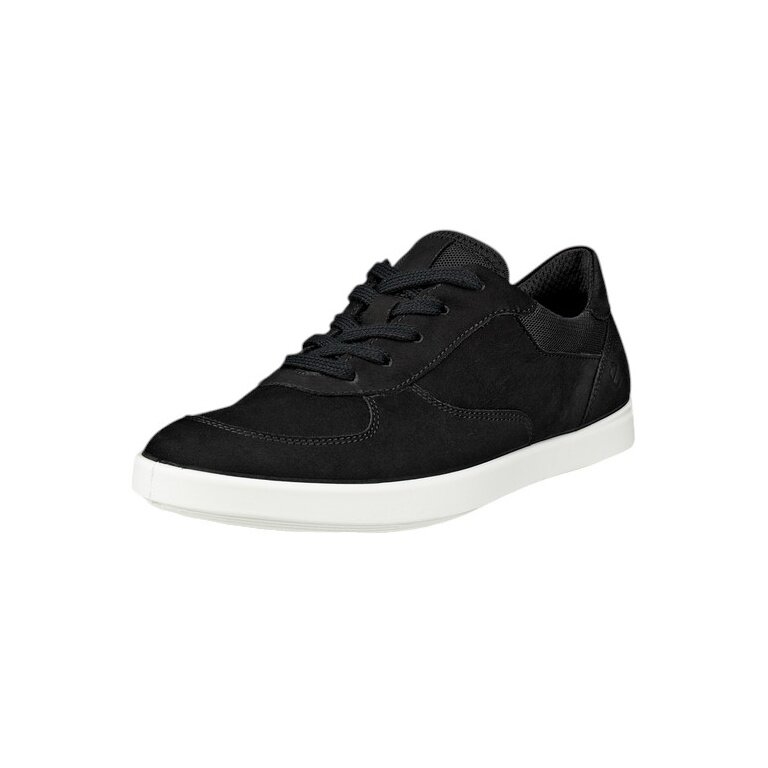 ECCO Sneaker Leisure Oxford (Premium Leather) black ladies