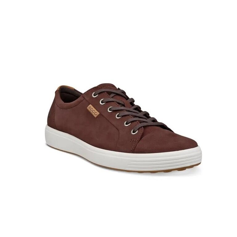 ECCO Sneaker Mens Soft 7 (made from premium leather) dark brown men