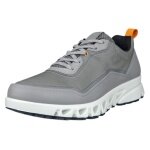 ECCO Multi-Vent GTX Leather Sneakers (Full-grain leather, waterproof) grey men's