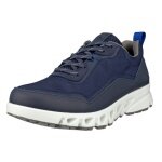 ECCO Multi-Vent GTX Leather Sneakers (Full-Grain Leather, Waterproof) Navy Blue Men's